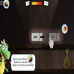 Screenshot des Lernspiels
